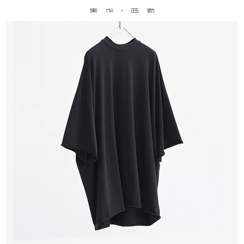 No Sense of Restraint ~ Women's Mid-Length Short-Sleeved T-Shirt, Hemp Organic Cotton Three-Quarter Sleeve Top