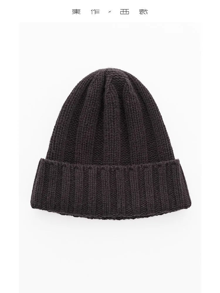 Women's Wool Knit Hat 65%Wool 25%Yak 10%Cashmere