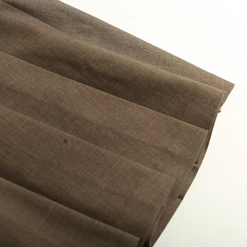 Autumn Suit Skirt for Women, French High-Waisted Pleated Skirt, Slimming, Workwear, College Style Long Skirt