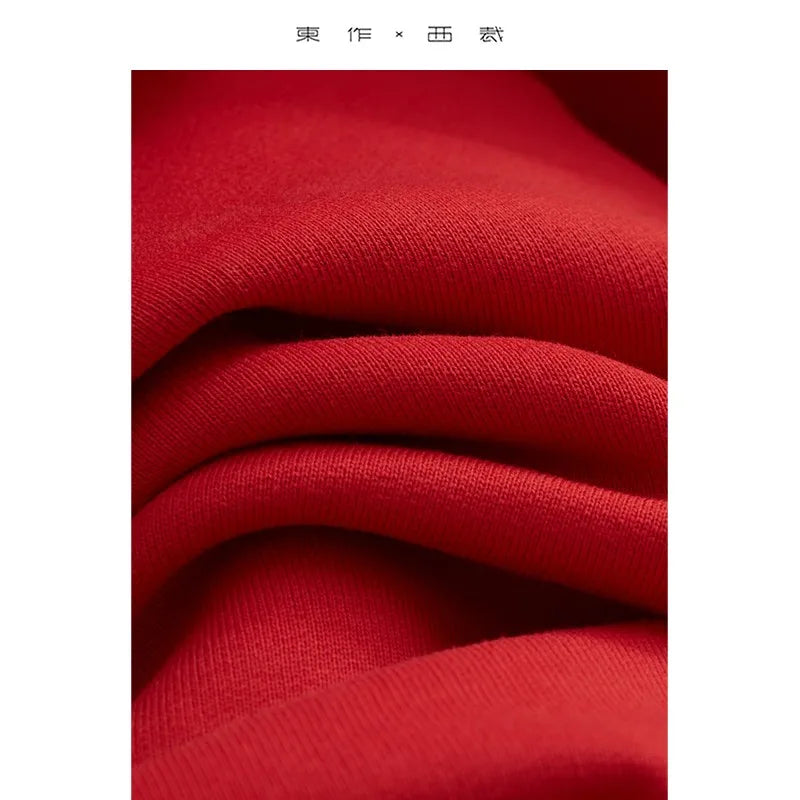 Unisex~ Loose-Fitting Hooded Sweatshirt for Women, Casual Design Top, Pure Cotton Zip-Up Jacket, Couple Style, 2025 Autumn and Winter New Model