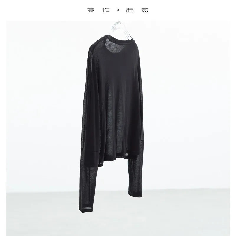 Enjoy the Silky Feel~ Summer Versatile Slimming Batwing Sleeve T-Shirt Women's Sun Protection Top