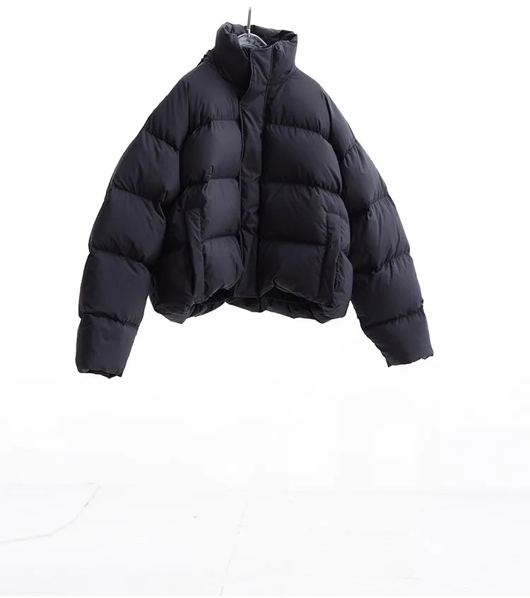 Fashion Bloggers Are All Wearing It~ Lightweight and Warm Short down Jacket, 270g White Duck down Puffer Jacket, New Winter Women's Coat