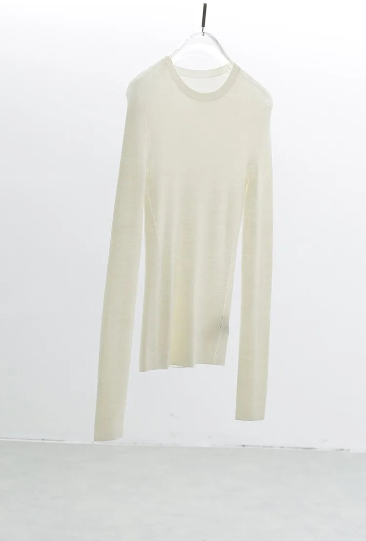 Versatile Item~100% Wool Base Layer Slim-Fit Pullover Turtleneck Sweater for Women, New Autumn and Winter Collection