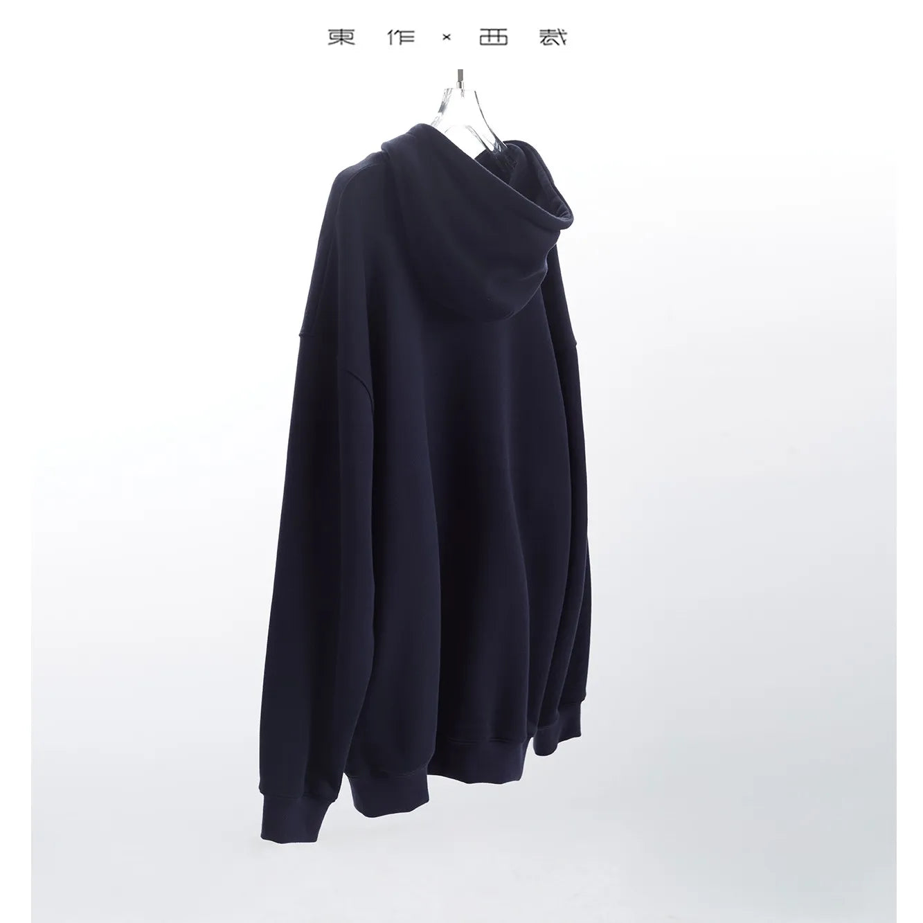 Hooded American-Style Sweatshirt, Loose Mid-Length Women's Top, Lazy Casual Style, New Product for Autumn and Winter 2025