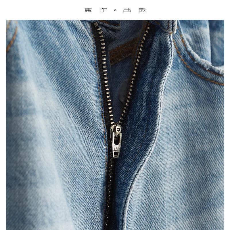 Hemp Straight-Leg Jeans for Women, Long Pants with Three-Dimensional Tailoring, Light-Colored Casual Pants, New Autumn 2025 Model