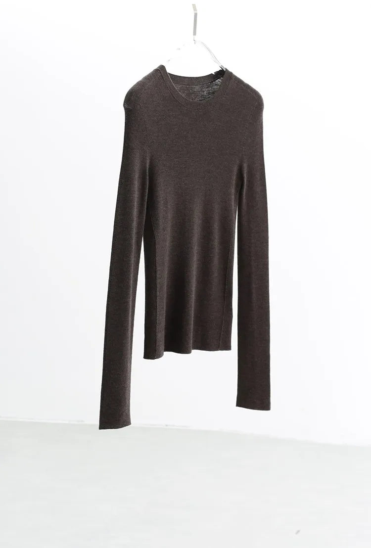 Versatile Item~100% Wool Base Layer Slim-Fit Pullover Turtleneck Sweater for Women, New Autumn and Winter Collection