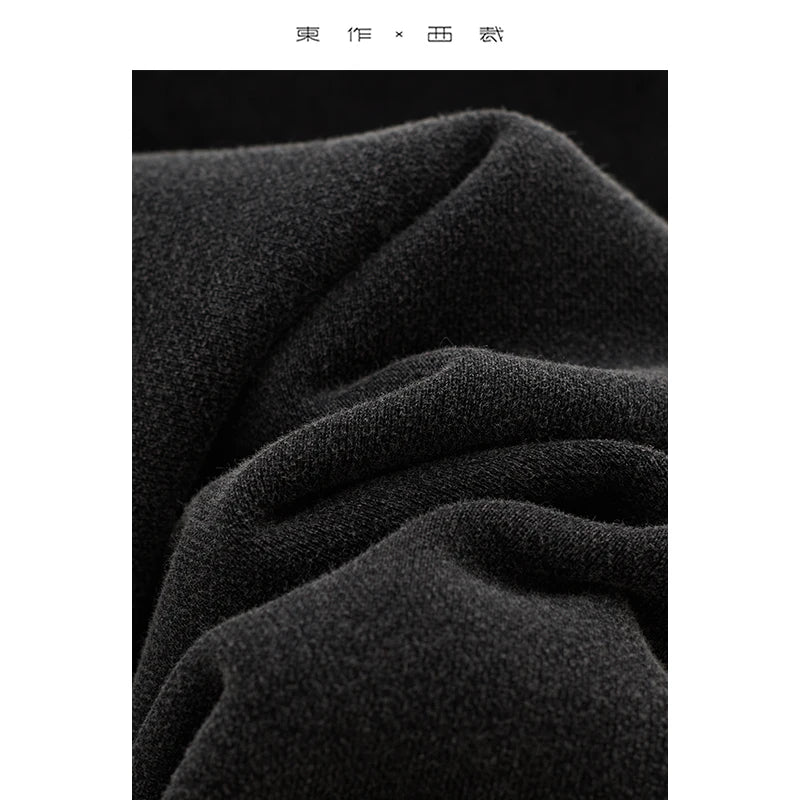 Unisex ~ High-Quality Distressed Washed Sweatshirt Black Loose Hooded Jacket Top 2025 Autumn and Winter New Style