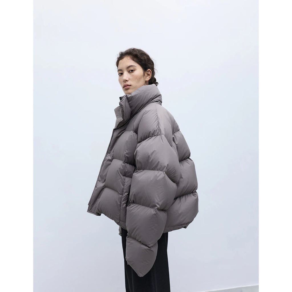 Fashion Bloggers Are All Wearing It~ Lightweight and Warm Short down Jacket, 270g White Duck down Puffer Jacket, New Winter Women's Coat