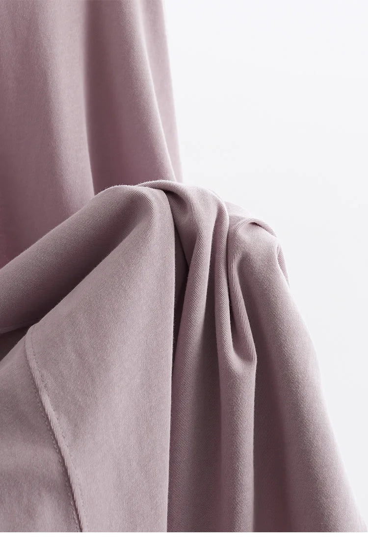 No Sense of Restraint ~ Women's Mid-Length Short-Sleeved T-Shirt, Hemp Organic Cotton Three-Quarter Sleeve Top